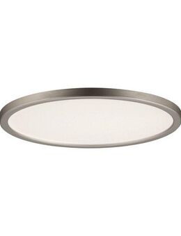 Paulmann LED Einbauleuchte Areo rund 180mm 11W 770lm 3000K Nickel matt 180mm, LED fest integriert, Warmweiß, Einbaupanel
