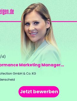 Performance Marketing Manager (m/w/d) - Lüdenscheid