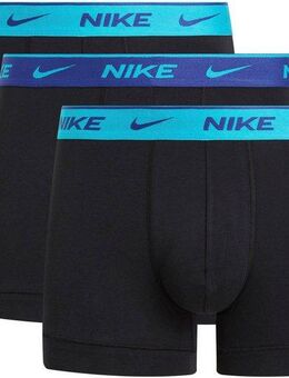 NIKE Underwear Trunk TRUNK 3PK (Packung, 3-St., 3er) mit farbigem NIKE Logo-Elastikbund