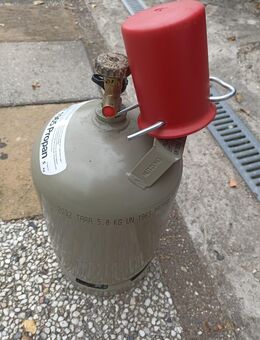 Stahl Gas Flaschen 5kg grau Camping - Emmerich (Rhein) Zentrum