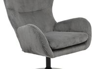 HELA Loungesessel SAMOS (1-St), Sessel,drehbar,Trompetengestell,Microfaser Breitcord,Armlehnen