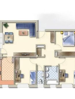 Helle 4-Zimmer-Wohnung mit Wintergarten, eigenem Garten & TG Stellplatz in ruhiger Lage - Leonberg (Baden-Württemberg)