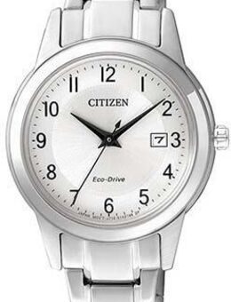 Citizen Solaruhr FE1081-59B, Armbanduhr, Damenuhr, Edelstahlarmband, Datum