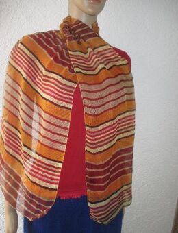 NEU * Duftig * Krepp- Chiffon * DESIGNER * XL- SCHAL * Hals- TUCH * Scarf * terra- cotta * vanille * schoko- braun * - Riedlingen