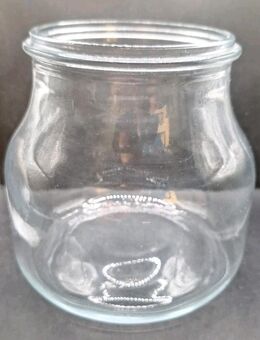 Vase aus Glas 15cm hoch Öffnung ca. 11cm Transparent Glasschale Glasvase - Essen