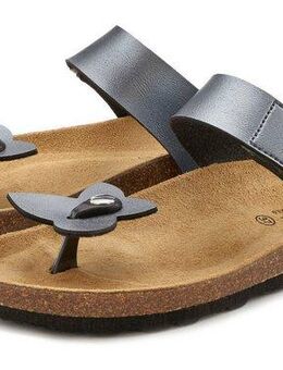 LASCANA Mule, Sandale, offener Schuh, Sommerschuh, Pantolette (3-tlg) mit Komfortkorkfußbett aus Leder und 2 abnehmbaren Oberteilen