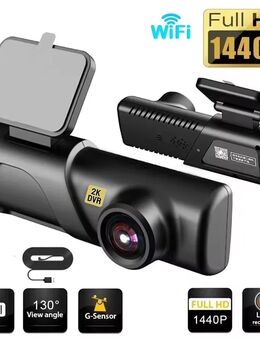 2K 1440p HD Wifi Dash Cam für Auto DVR Kamera Video recorder Auto Nachtsicht wdr Sprach steuerung Wireless 24h Park modus - Berlin Neukölln