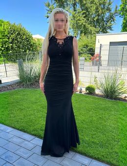 Cocktailkleid Schwarz mit Spitze - München