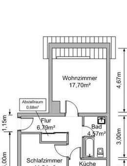 Schöne helle 2 Raumwohnung - Lichtenstein (Sachsen)