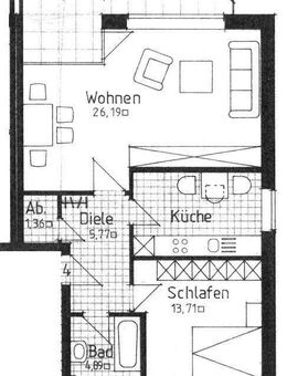 schöne 3 Zimmer-Wohnung in Sulingen - Sulingen