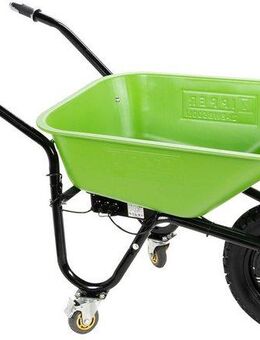 ZIPPER Motorschubkarre, 75 l, ideal für den Transport von Schüttgütern rund um Haus, Hof und Garten