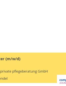 Pflegeberater (m/w/d) - Sankt Wendel
