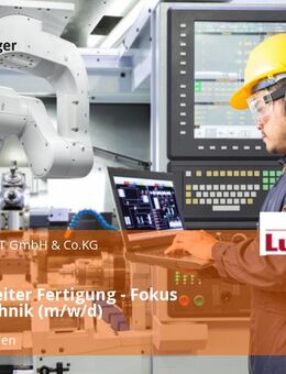 Gruppenleiter Fertigung - Fokus Schleiftechnik (m/w/d) - Engelskirchen