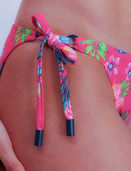 Joop Jeans Bikini-Hose JEANS! HIBISCUS floraler Print, Logo-Details