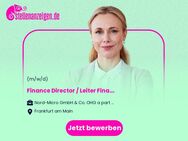 Finance Director / Leiter Finanzen (m/w/d) - Frankfurt (Main)