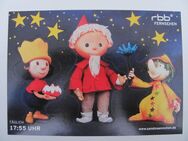 RBB Fernsehen - Sandmännchen - Postkarte mit 3 Aufklebern - Doberschütz
