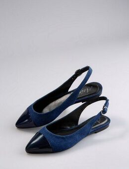 Aniston SHOES Slingpumps, Flat, Sommerschuh, Lackspitze - in schmaler Form