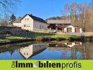 1285 - Hof-10 km: 1-2 Familienhaus mit Scheune und 2 Garagen - Regnitzlosau