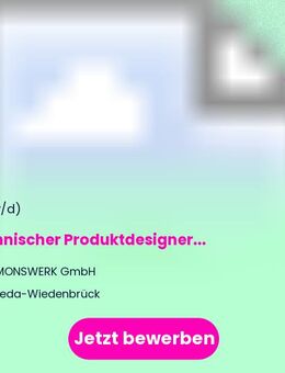 Technischer Produktdesigner (m/w/d) - Rheda-Wiedenbrück
