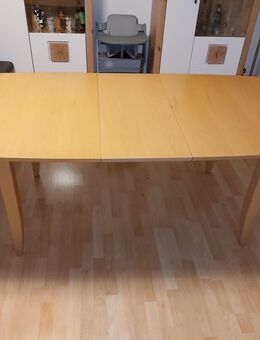 Gut erhaltenenr Eßtisch, 3fach verstellbar, Bootsform, - Gauting