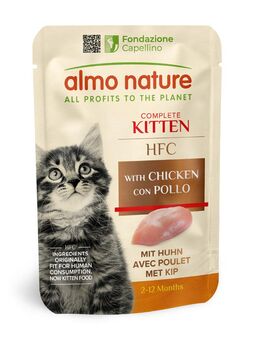 Sparpaket Almo Nature HFC Kitten 24 x 55 g Huhn