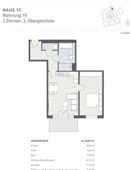 Penthouse-Flair mit Komfort - 2-Zimmer-Oase mit Badewanne, Dusche & Weitblick - Solingen (Klingenstadt)