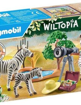 Playmobil® Unterwegs mit der Tierfotografin (71295), Wiltopia Konstruktions-Spielset, (36 St), teilweise aus recyceltem Material, Made in Europe