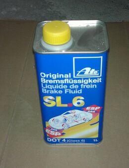 1 Liter Bremsflüssigkeit ATE SL.6 DOT4 neu und ungeöffnet SL6 brake fluid - Landsberg (Lech)