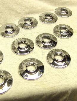 15 Rosetten Heizung Sanitär Abdeckung verchromt Fa Grothe  Neu unbenutzt  18 mm - Hennef (Sieg) Zentrum