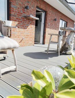 Büsum: Exklusives Penthouse mit großer Dachterrasse, Meerblick und Garage - Büsum