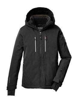 Killtec Skijacke KSW 191 BYS SKI JCKT Wasserdichte Kinderjacke mit Kapuze, Schneefang und Reflektoren