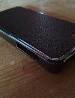 Apple I Phone 5/5s Case in Chrom und echtem Leder - Verden (Aller) Zentrum