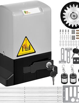 Torantrieb Schiebetor 600 kg Set 12 m Elektrischer Schiebetorantrieb 13 m / min mit 2 Fernbedienungen 280 W Leiser Torantriebe - Wuppertal