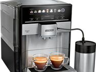 SIEMENS Kaffeevollautomat EQ6 plus s700 TE657M03DE, viele Kaffeespezialitäten, Doppeltassenfunk, Edelstahl-Milchbehälter, automatische Dampfreinigung, edelstahl