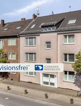 Zentral gelegene 3-Zimmer-Wohnung mit Balkon in gepflegtem 4-Parteienhaus - Ratingen