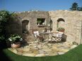 Antike Mediterrane alte Ziegel Klinker Mauersteine Ruine Optik Terrasse Gartengestaltung in 06198