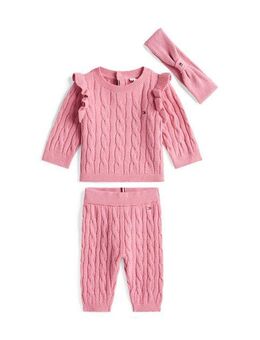 Tommy Hilfiger Shirt, Leggings & Haarband CABLE HEADBAND GIFTBOX für Babys