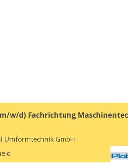 Techniker (m/w/d) Fachrichtung Maschinentechnik - Lüdenscheid