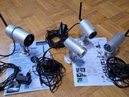 4 St. Überwachungskameras, 3 x AC50 + 1 x AC60 in Silber - Dassel
