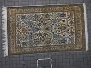 Ghom Wolle+Seide Perserteppich handgeknüpft 223 x139 cm Teppich Iran Vintage 579,- - Flensburg