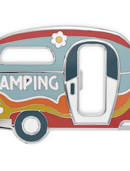 Schöner Campinganhänger Flaschenöffner Lanolu 13x8 cm - München