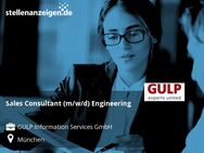 Sales Consultant (m/w/d) Engineering - München