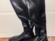 Getragene Stiefel schwarz Kunstleder - Hamburg