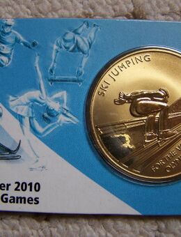 Gedenkmedaille: Olympische Spiele Vancouver 2010 (Skispringen) - Rees Zentrum