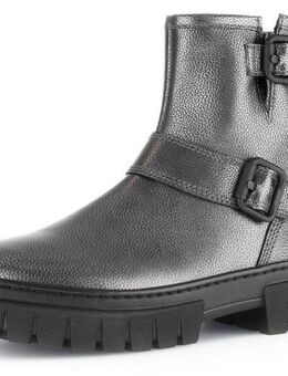 Gabor York Schlupfboots, Plateau, Stiefelette, Chunky Boots, Weite G, in Metallic-Optik