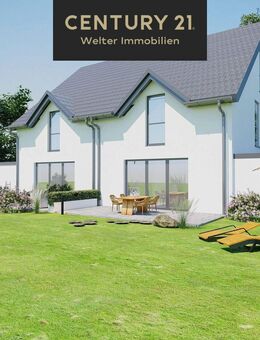 Baubeginn erfolgt! Neubau-Doppelhaus inkl. Photovoltaik-Anlage auf großem Feldrandgrundstück! - Hambrücken