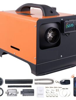 Luft-Dieselheizung 12V 8KW mit LCD-Display, Fernbedienung & Bluetooth-App-Steuerung Standheizung Set3452 - Wuppertal
