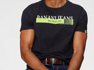 Bruno Banani T-Shirt kurze Ärmel, schmale Passform, bedruckt, Rundhalsausschnitt