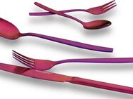 ECHTWERK Besteck-Set Positano (30-tlg), 6 Personen, Edelstahl 18/10, PVD mattiert, inkl. Aufbewahrungs-Kassette
