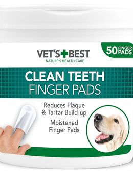 Vet's Best® Clean Zahn-Reinigungspads - 50 Pads